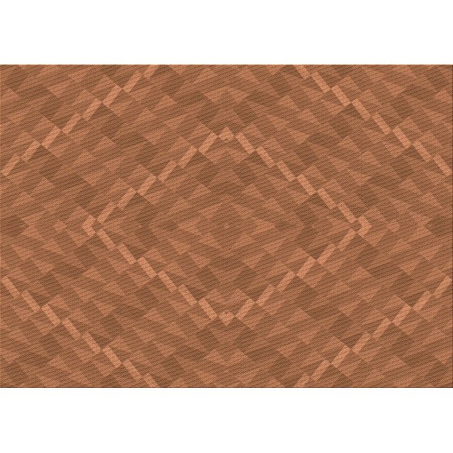 Ahgly Company Machine Washable Indoor Rectangle Transitional Mahogany Brown Area Rugs, 2' x 4'