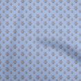 thumbnail image 1 of oneOone Cotton Poplin Blue Fabric Asian Block Sewing Material Print Fabric By The Yard 42 Inch Wide, 1 of 5