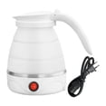 thumbnail image 4 of Luzkey Travel Folding Electric Kettle Tea Pot 1.2L with Separable Power Cord Fast Boiling Easy Storage Camping Water Boiler Foldable White, 4 of 8