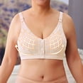 thumbnail image 2 of Timegard Bras for Women No Underwire Plus Size Comfort Front Closure Button Adjustable Strap Seniors Bras, 2 of 7