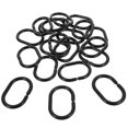 thumbnail image 2 of 20pcs Shower Curtain Hooks Rings Plastic Shower Curtain Ring Shower Curtain Hooks, 2 of 2