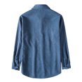 thumbnail image 4 of Veste-chemise en Velours Côtelé à Multiples Poches pour Homme, 4 of 5