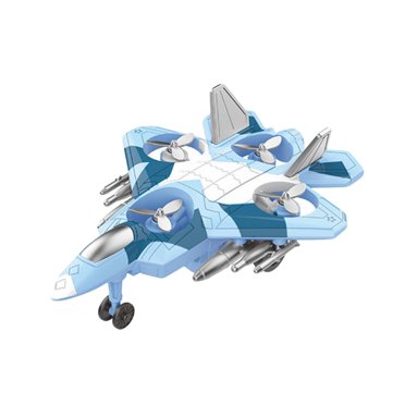 Rbaofujie Children's Inertial Drive 360 Trick Pulley Fighter Toy Rotating High Speed Sliding Simulation Combat Plane Gift Boy Funny Toy