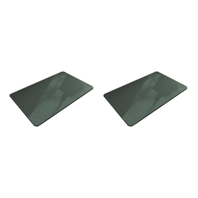 Youkk non-slid Rubber Bath Mat Soft Texture No Dirt Hiding Strong Grip Bath Rug-Rubber No Displacement GFT1101 30*40cm 2Set