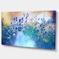 thumbnail image 2 of Blue Summer Flowers on Meadow - Floral Canvas Art Print, 2 of 3
