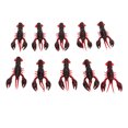 thumbnail image 2 of Soft Fishing Lure Soft Lure Baits Crawdad Soft Bait Soft Shrimp Lure Artificial Soft Shrimps Fishing Lure 10pcs Soft Fishing Lure Crawdad Bait PVC Shrimp Artificial Soft Lure Baits, 2 of 8