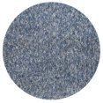 thumbnail image 1 of HomeRoots 352627 6 ft. Round Polyester Indigo & Ivory Heather Area Rug, 1 of 1