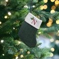 thumbnail image 1 of Vaidha Christmas Large Letters Christmas Stockings Cute Striped Christmas Tree Pendant Holiday Decorations, 1 of 5