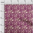 thumbnail image 2 of oneOone Georgette Viscose Purple Fabric Abstracts Craft Projects Decor Fabric Printed By The Yard 42 Inch Wide, 2 of 5