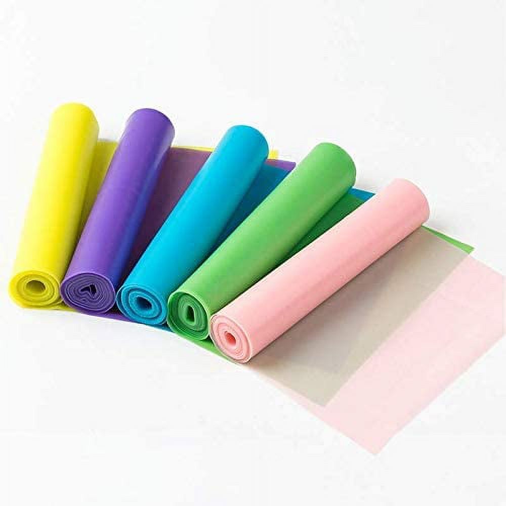 5 Pcs Yoga Resistance Bands Elastic Straps Latex Rope for Stretching Rubber Resistance Belt Fitness Band