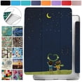 thumbnail image 1 of iPad Mini 5th Gen 2019 7.9 Inch [ Mini 5 ] A2133 A2124 A2126 MUXH2LL/A MUXF2LL/A MUXG2LL/A Shock Proof Magnetic Dual Angle Stand with Honeycomb Pattern Printed Cover - Night Sky, 1 of 7