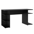 thumbnail image 4 of Madesa 2-Piece Desk and Ladder Shelf Set: 53" Gaming Desk with Cable Management + 24" 5-Tier Ladder Shelf for Storage, Office, Gaming and Study – Black, 4 of 9