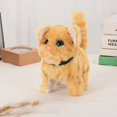 thumbnail image 4 of Electric Plush Cat Cognitive Ability Interactive Ability Fine Workmanship Barking Walking Electric Cat Plush Toys for Kids, 4 of 10