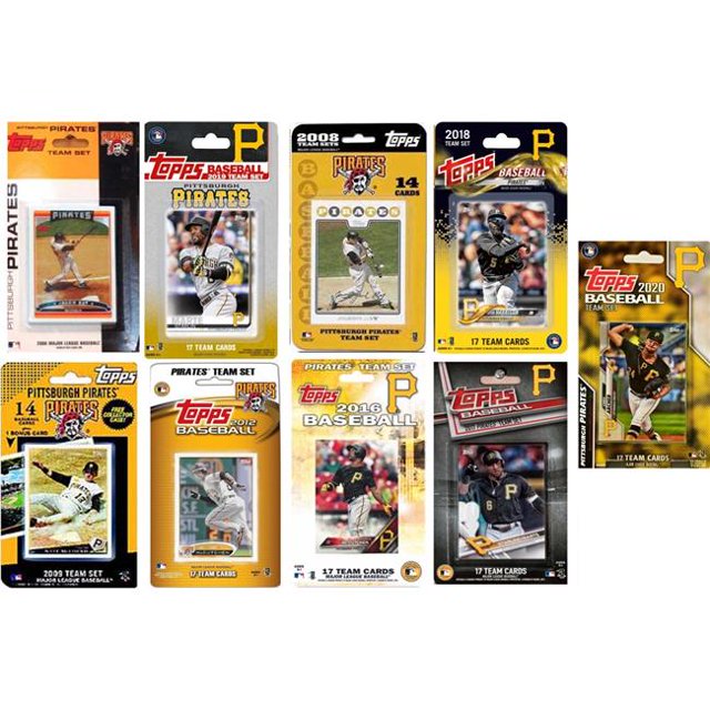 C&I Collectables PIRATES920TS MLB Pittsburgh Pirates 9 Different Licensed Trading Card Team Set