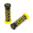 thumbnail image 1 of Krator ATV / PWC Skull Hand Grips Yellow Rubber Handgrips Compatible with Yamaha Grizzly, 1 of 1