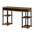 thumbnail image 2 of Designs2Go Bureau d'Étudiant Sans Outils avec Étagères, Fini Bois Muscade, 2 of 6