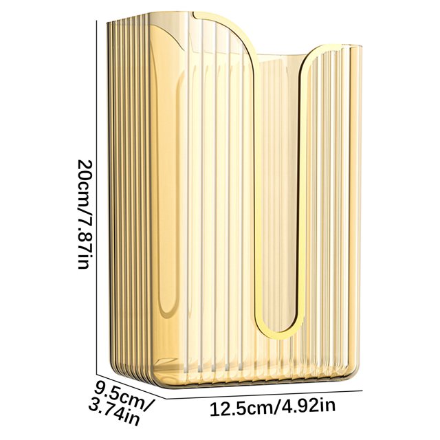 Birdeem Paper Towel Box Wall Mounted Face Towel Paper Washing Towel Storage Toilet Bathroom Kitchen Inverted Hanging Paper Drawer Box Luxury Transparent
