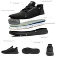 thumbnail image 1 of DPTALR Mens Steel Toe Work Shoes Lightweight Breathable Casual Outdoor Athletic, 1 of 9