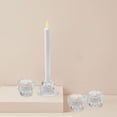 thumbnail image 4 of Mainstays Diamant 2in1 verre maison bougeoir 4pack, 4 of 5