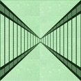 thumbnail image 1 of Ahgly Tapis d'Intérieur Lavable en Machine Carré Vert Menthe, 4 Pieds Carré, 1 of 7