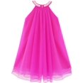 thumbnail image 2 of Flower Girls Dress Halter Dress Pearl Party Wedding Birthday 7 Years, 2 of 5