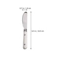 thumbnail image 4 of LEEYNEER 3 Pcs Couverts pour Enfants en Acier Inoxydable Sécuritaires Divertissement Blanc, 4 of 8