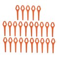 thumbnail image 2 of Lawn Mower Plastic Blade, Strong Toughness Grass Cutter Tool Blades  For Home Use For Replacement Red,Green,Orange, 2 of 8