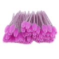 thumbnail image 1 of Flexible Spiral Structure Disposable Eyelash Brush, Disposable Eyebrow Brush, Salon Home For Makeup Practice Purple, 1 of 8