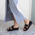 thumbnail image 2 of Reef Sandale Femme CUSHION VISTA HI Noir/noir, 2 of 7