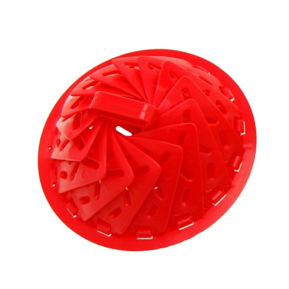 Starfrit - Vegetable Steamer with Foot, Made of Silicone, Red