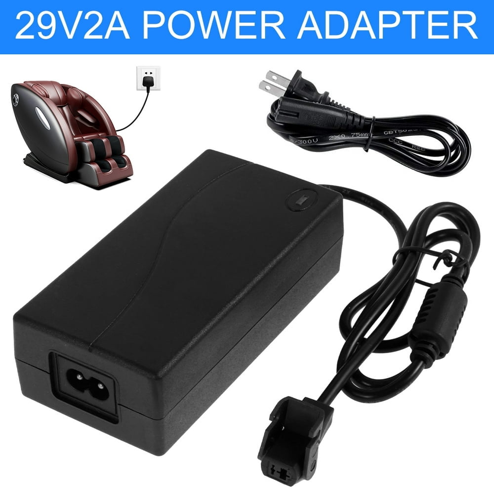 MesaSe Power Recliner Power Supply Recliner Power Cord Replacement AC/DC Switching Power Supply Transformer 29V 2A Adapter with AC Power Cord Perfect for Lift Chair or Power Recliner Sofa