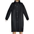thumbnail image 3 of Lot de 2 Imperméables Ponchos Portatifs, Cameland Manteau de Pluie Imperméable en EVA Réutilisable pour Hommes et Femmes, Manteaux de Pluie Durables Poncho de Pluie à Manches Longues pour Activités de Plein Air, 3 of 8