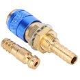 thumbnail image 4 of Quick Hose Connector Fitting Hose Connector Hose Fitting Tig Welding Quick Connector Fitting Solid Brass For MIG TIG Welder Torch Blue, 4 of 8