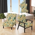 thumbnail image 1 of Designart "Gentle Oasis II" Green Floral Upholstered Accent Chair - Cottage Arm Chair For Living Room, 1 of 7
