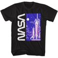 thumbnail image 1 of T-Shirt Noir pour Adulte NASA Launch Pad TG, 1 of 2