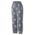thumbnail image 4 of Accessoires Goth Femmes Dame Décontracté Imprimé de Fleurs Taille Élastique Gaine Pantalon à Jambe Grand Pantalons, 4 of 6
