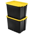 thumbnail image 2 of Sterilite Boîte Empilable 102L- Jaune, 2 of 4