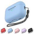 thumbnail image 1 of Bluetooth Earphone Case Silicone Protective Cover With Hand Lanyard Compatible For Airpods Pro 2nd Generation, 1 of 1