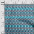 thumbnail image 1 of oneOone Cotton Silk Fabric Geometric Ikat Print Fabric By Yard 42 Inch Wide, 1 of 4
