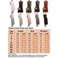 thumbnail image 5 of Innerwin Dresses Crew Neck Ladies Dress Beach Solid Color Loose Sundress Dark Green 2XL, 5 of 5