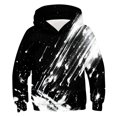 thumbnail image 1 of Zwiiyzr 2025 4-14 Years Boys Oversize Hoodies Sweatshirt Long Sleeve Pattern T-Shirt Printed Round Neck Hooded Sweatshirt White, 1 of 3