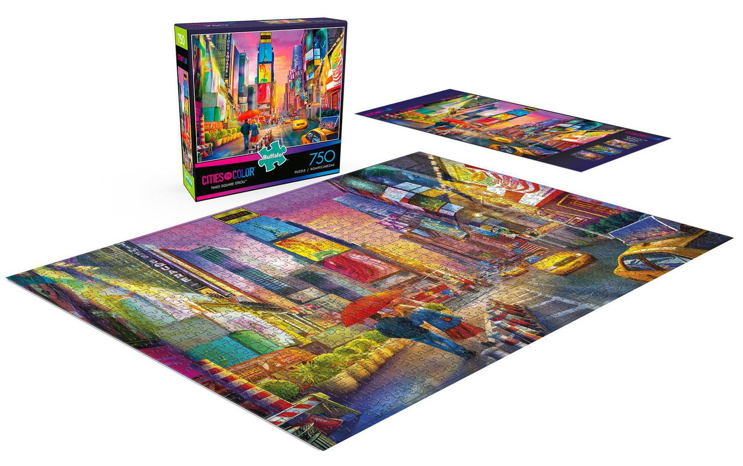 Buffalo Games Le puzzle Cities in Colour Times Square Stroll en 750 pièces
