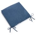 thumbnail image 2 of Blazing Needles Micro Suede 19-Inch by 20-Inch by 3-1/2-Inch Zippered Cushions, Indigo, Set of 2, 2 of 2