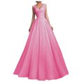 thumbnail image 1 of Jusqu'à 65 % de Réduction! Robes de Mode d'Été pour Femmes 2024 Grande Taille Sans Manches en Dentelle avec Bretelles Tube Top en Gaze Robe Longue Rétractable, 1 of 5