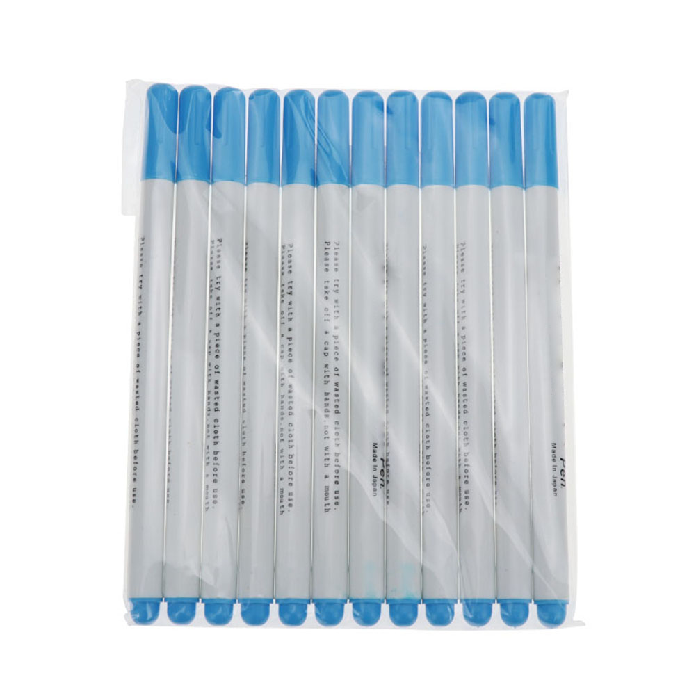 Non-woven Fabric DIY Water-soluble Pen Air-erasable Pen 6PC Pack Blue
