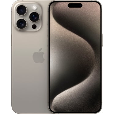Refurbished Apple iPhone 15 Pro Max A2849 - eSIM ONLY - (Fully Unlocked) 256GB Natural Titanium (Grade A)