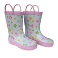 thumbnail image 1 of Foxfire FOX-600-52-7 Childrens Pastel Posies Rain Boot - Size 7, 1 of 1
