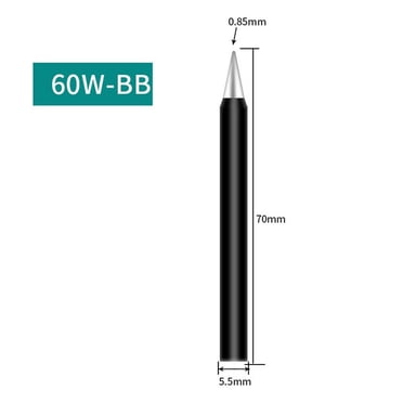 BB C K 60W Soldering Iron Tip Copper Solder Replacement Head Welding Repair Tool