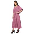 thumbnail image 2 of Moomaya Caftan pour Femmes Grande Taille Tenue d'Été Sortie de Plage Kimono Robe Caftan - XS-M, 2 of 6
