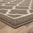 thumbnail image 2 of Hometrends Lawson Taupe Polyester Area Rug, 2 of 7